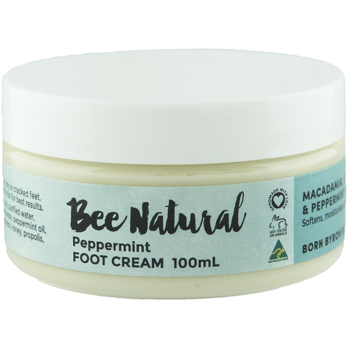 Peppermint FOOT CREAM 100mL – Bee Natural