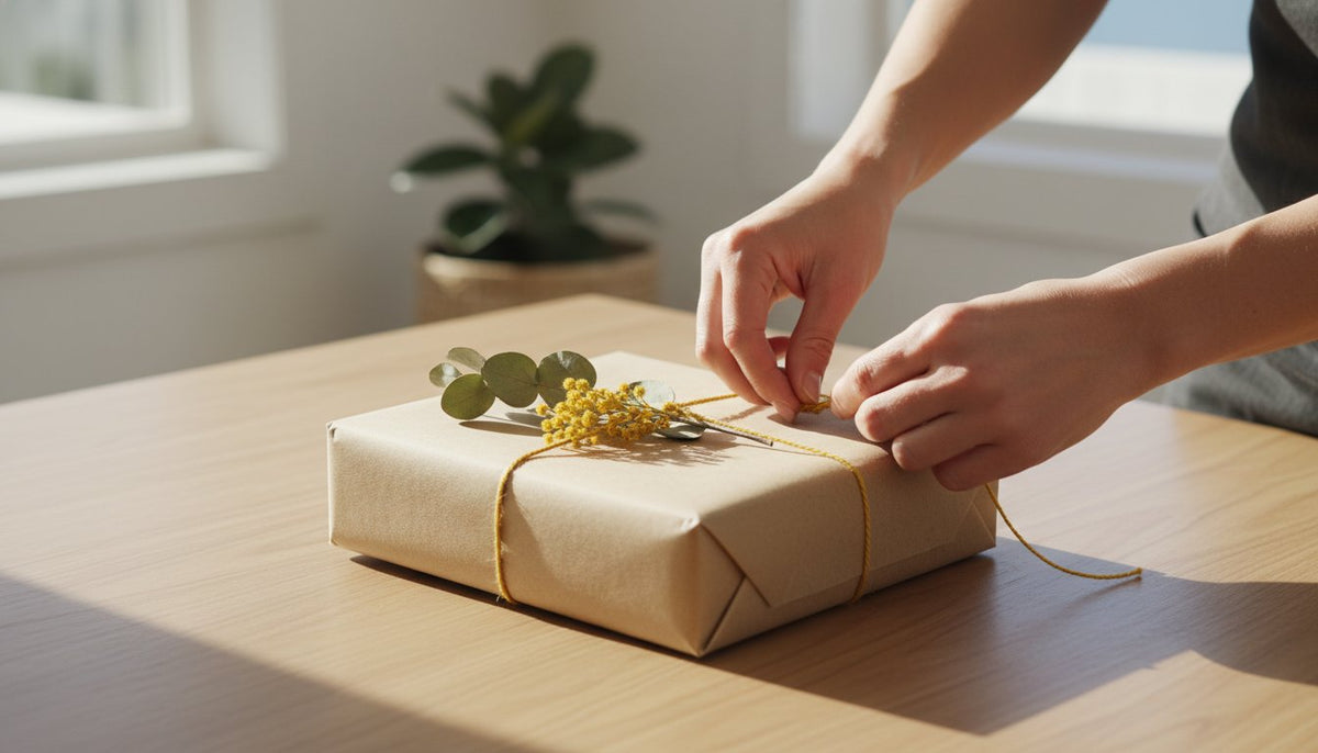 Paper Wrap Gift: The Art of Sustainable and Artisanal Presentation